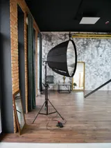 The Dnipro studio — set ready for a shoot