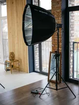 Daylight side of the studio